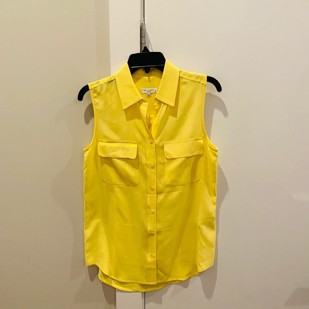 Equipment Silk Sleeveless Blouse